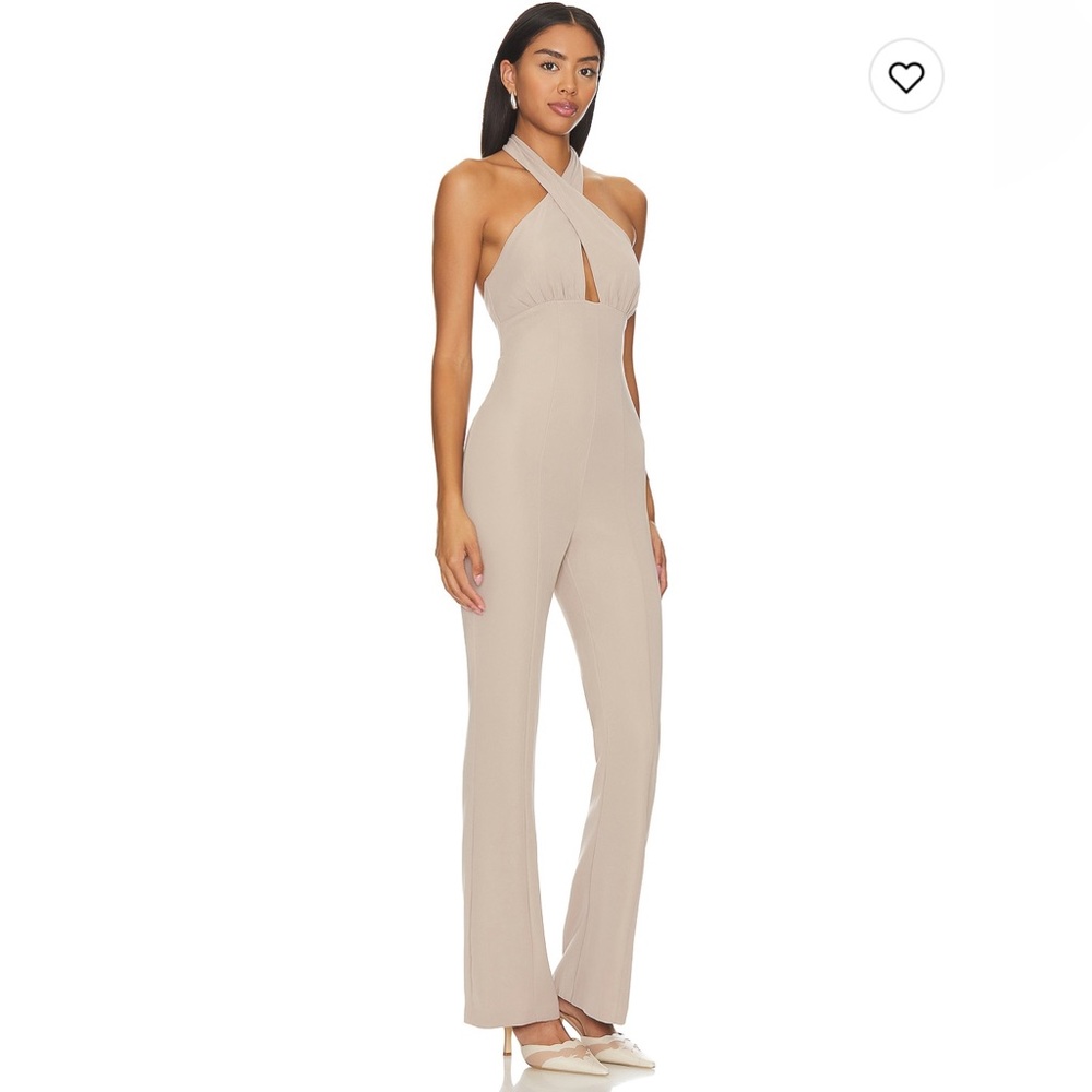 Revolve Majorelle Leticia Jumpsuit In Beige